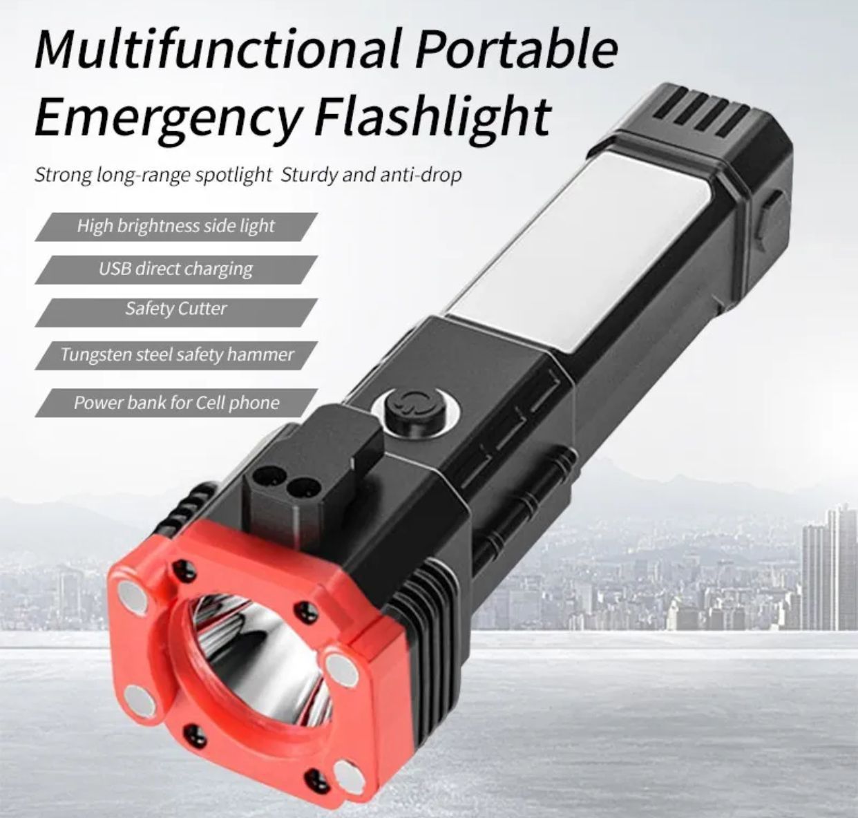 Multi functional Tourch light 8 in one
