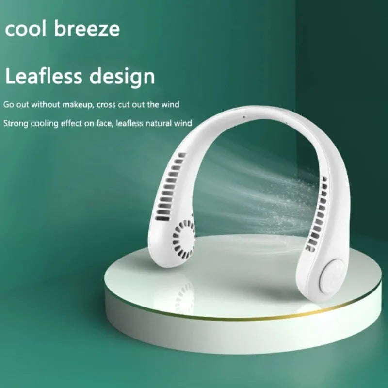 Rechargeable Neck Fan – Portable Hands-Free Cooling Fan
