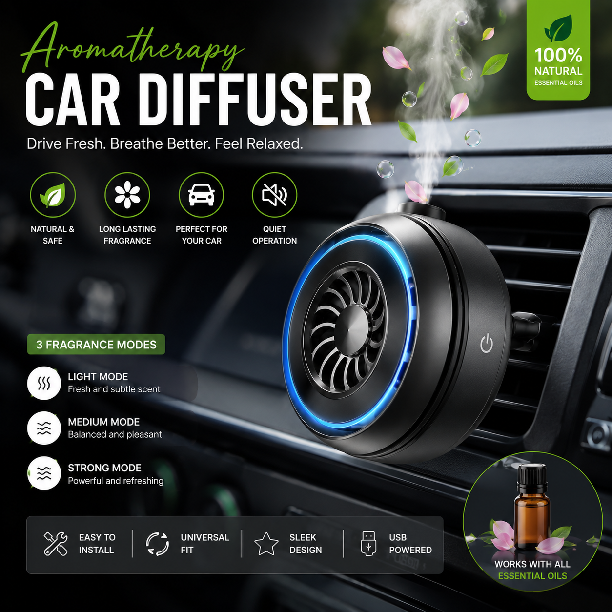 Aromatherapy Car Diffuser