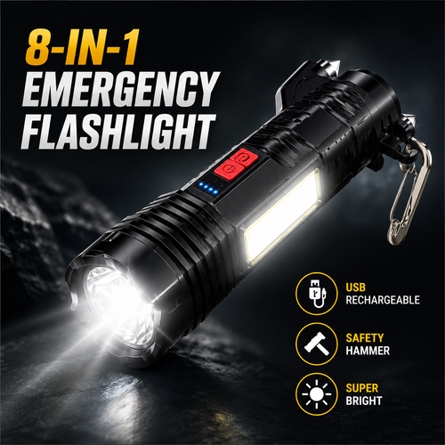 8-in-1 Emergency Flashlight