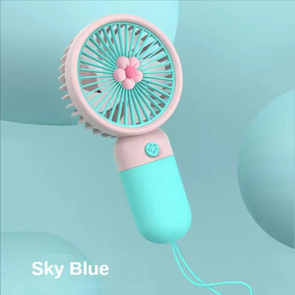 Portable Mini Rechargeable Fan – Cool Air Anywhere
