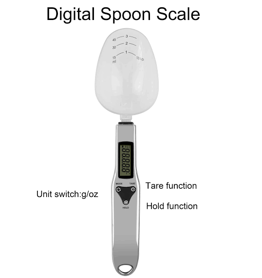 Digital spoon scale